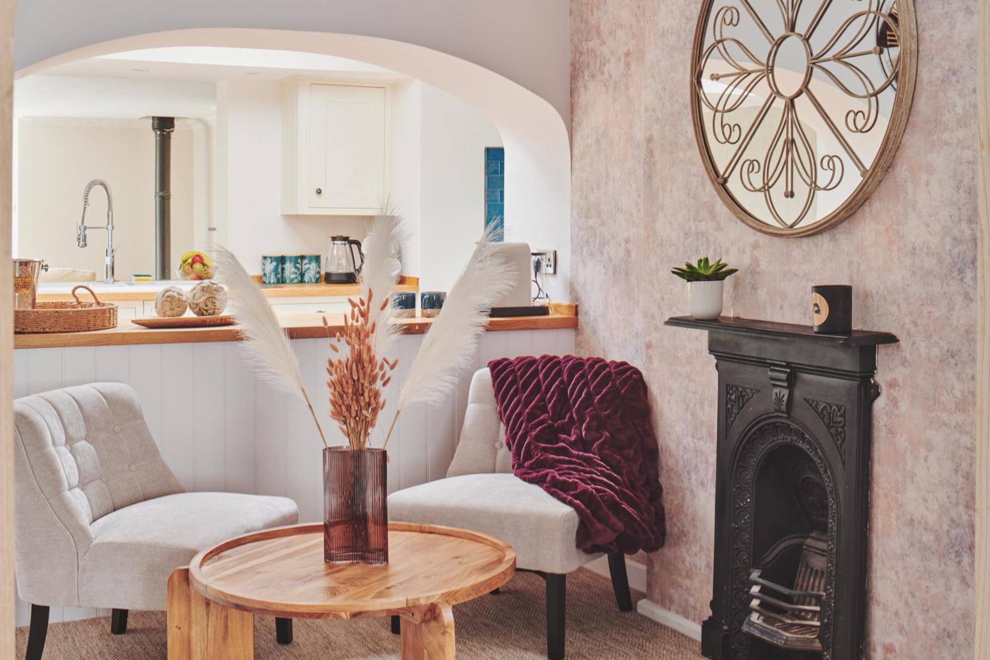 The Lansdowne Guest House Bourton-on-the-Water Kültér fotó A fireplace in a home